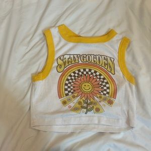 Stay golden tank top!🌞🌻